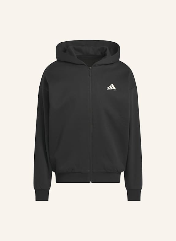 adidas Sweatjacke ADIDAS BASKETBALL FULL ZIP SCHWARZ