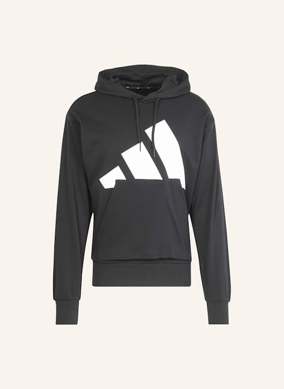 adidas ESSENTIALS BIG LOGO FRENCH TERRY HOODIE SCHWARZ/ WEISS