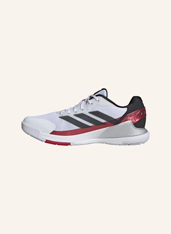 adidas CRAZYQUICK PADEL-SCHUH WEISS/ SCHWARZ/ ROT