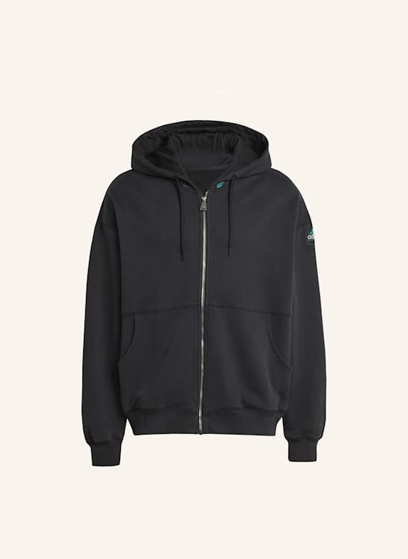adidas Originals EQT FLEECE KAPUZENJACKE SCHWARZ