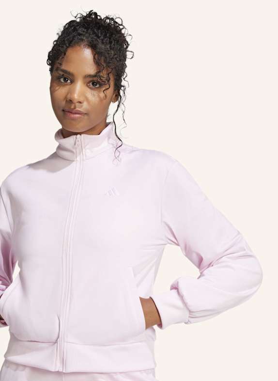 adidas ESSENTIALS FEEL COZY TRAININGSANZUG ROSA