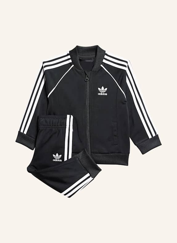 adidas Originals ADICOLOR SST KIDS TRAININGSANZUG SCHWARZ