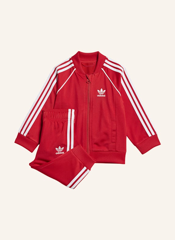 adidas Originals ADICOLOR SST KIDS TRAININGSANZUG ROT