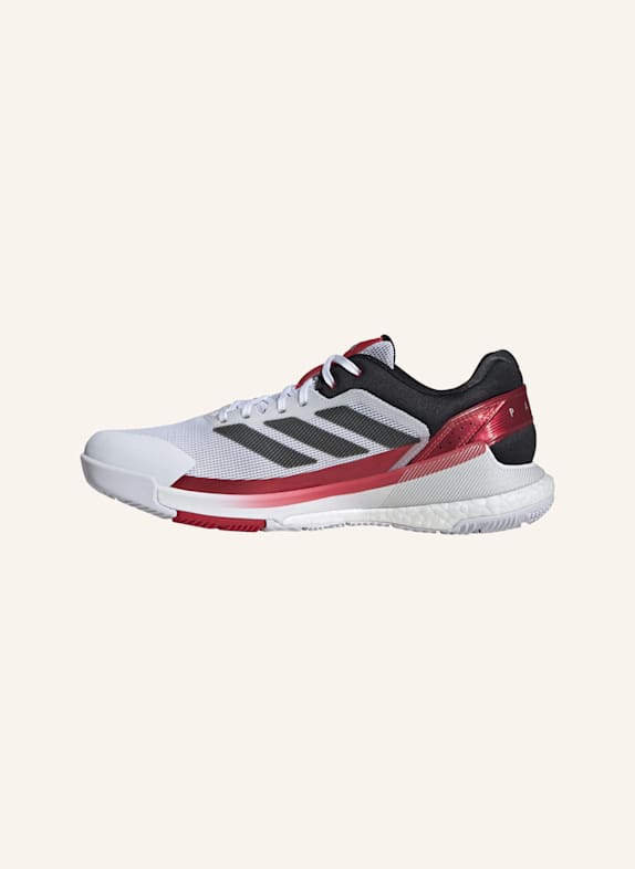 adidas CRAZYQUICK BOOST PADEL-SCHUH WEISS/ SCHWARZ/ ROT