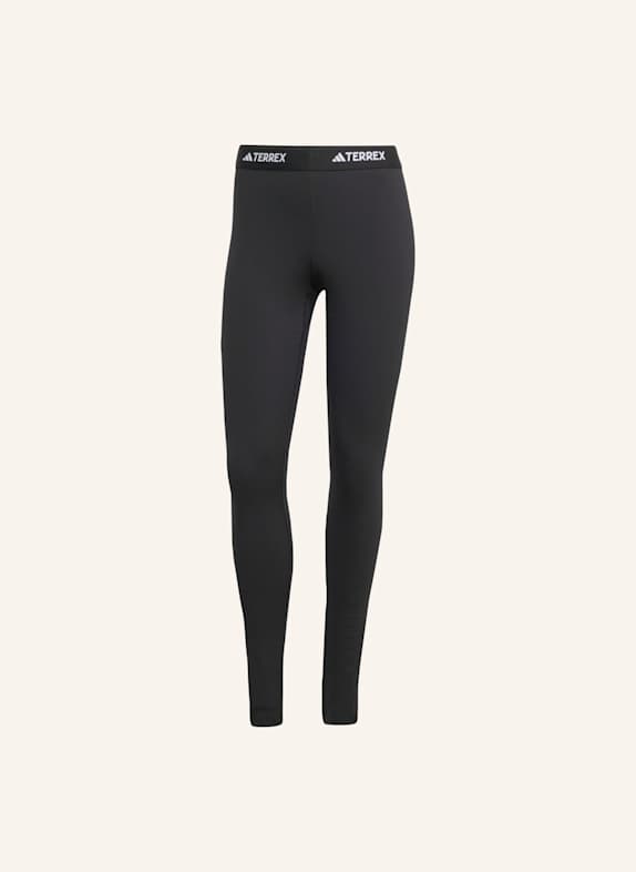 adidas TERREX MULTI SYNTHETIC BASELAYER LEGGINGS SCHWARZ