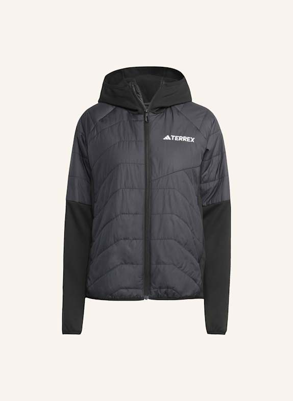 adidas TERREX TERREX MULTI CLIMAWARM ISOLIERENDE HYBRID-KAPUZENJACKE SCHWARZ