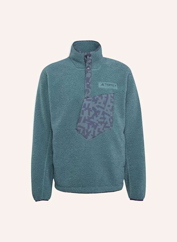 adidas TERREX TERREX XPLORIC HIGH PILE FLEECE OBERTEIL TÜRKIS