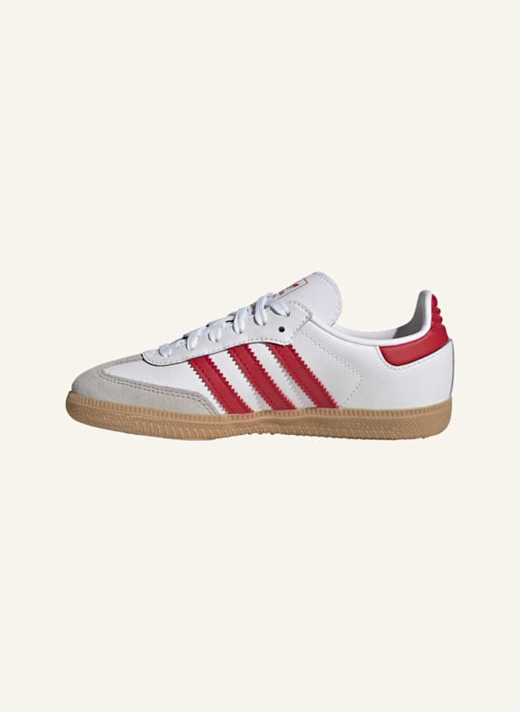 adidas Originals Sneaker SAMBA WEISS/ ROT/ BEIGE