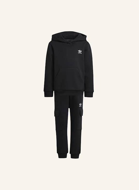 adidas Originals KIDS CARGO HOODIE-SET SCHWARZ