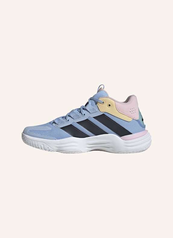 adidas COURT STABIL HALLENSCHUH BLAU/ ORANGE