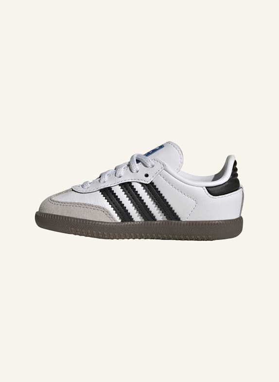 adidas Originals SAMBA OG COMFORT CLOSURE ELASTIC LACE KIDS SCHUH WEISS