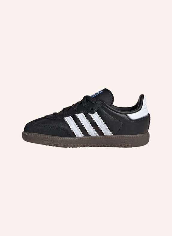 adidas Originals SAMBA OG COMFORT CLOSURE ELASTIC LACE KIDS SCHUH WEISS/ SCHWARZ/ BEIGE