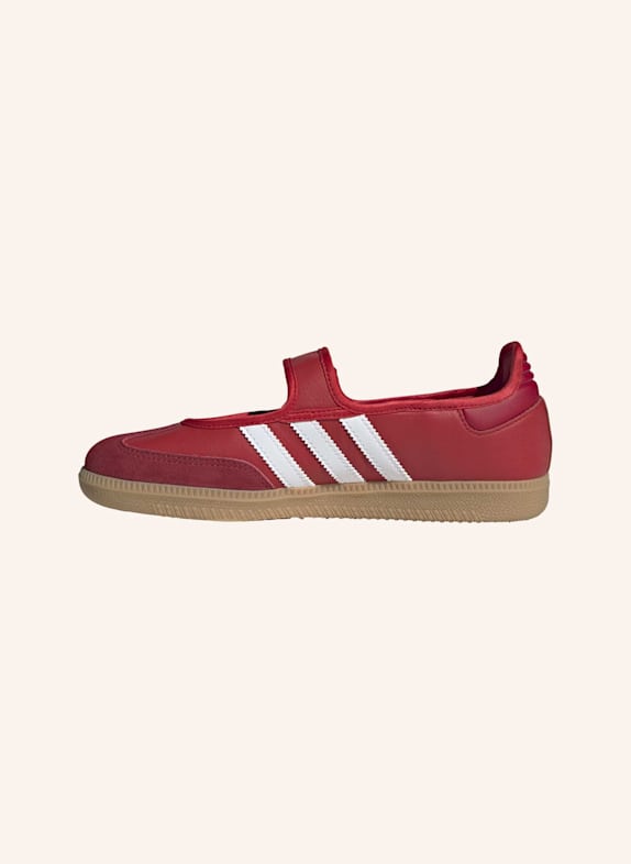 adidas Originals Mary-Jane-Ballerinas SAMBA OG ROT/ BEIGE