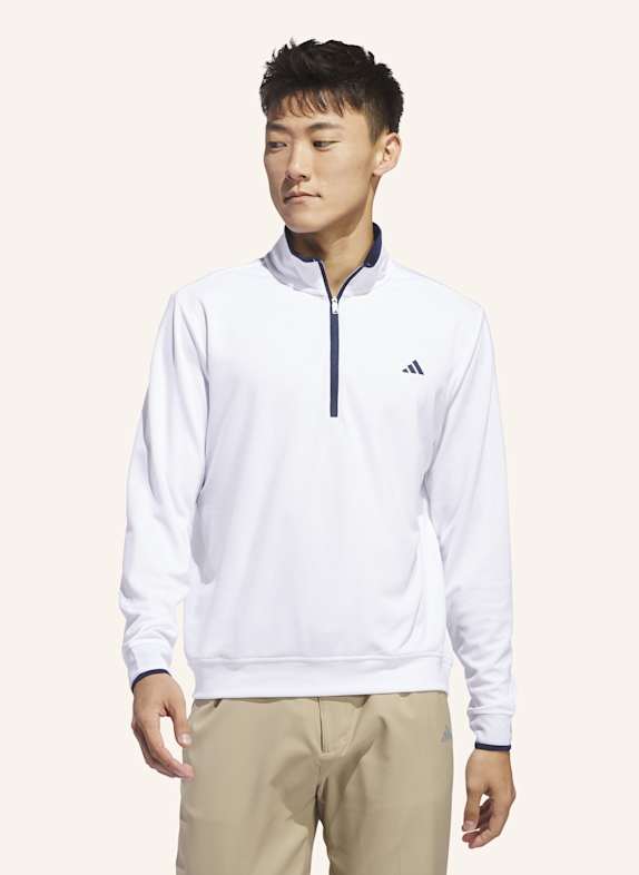 adidas LEICHTES HALF-ZIP TOP WEISS