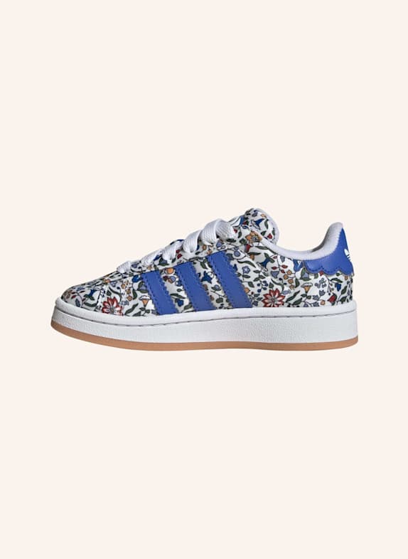 adidas Originals CAMPUS 00S X LIBERTY LONDON COMFORT CLOSURE ELASTIC LACE KINDERSCHUH BLAU/ WEISS