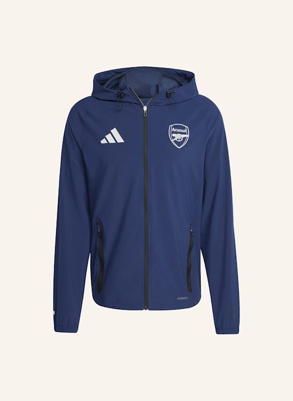 adidas ARSENAL TIRO 25 COMPETITION VIS TECH TRAVEL JACKE BLAU