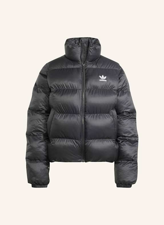adidas Originals ADICOLOR SHORT PUFFER JACKE SCHWARZ