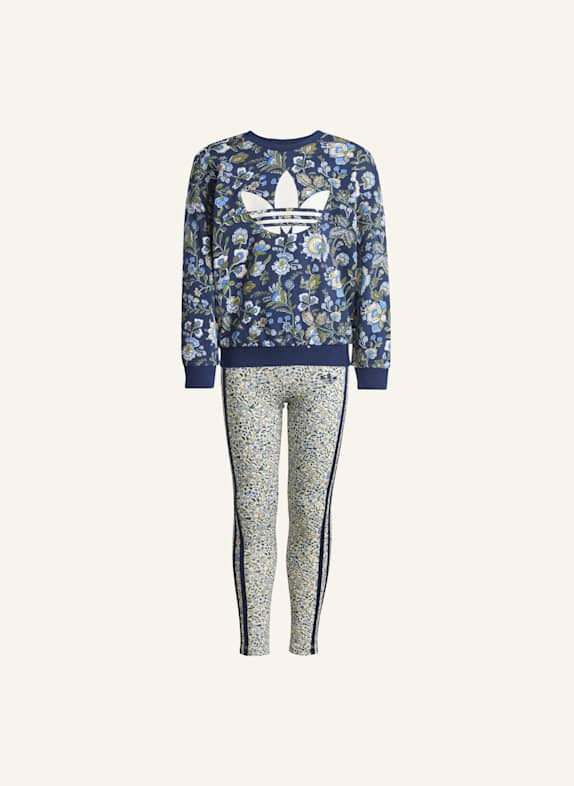 adidas Originals ADIDAS ORIGINALS X LIBERTY LONDON KIDS LEGGINGS-SET BLAU