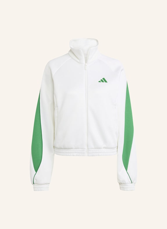 adidas STADIUM TRAININGSJACKE WEISS/ GRÜN