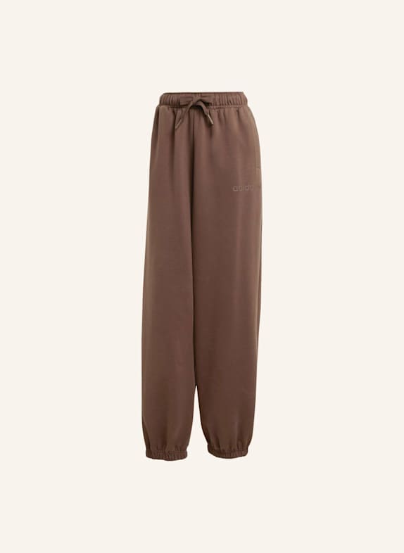 adidas Originals ESSENTIALS LINEAR OVERSIZED JOGGINGHOSE BRAUN