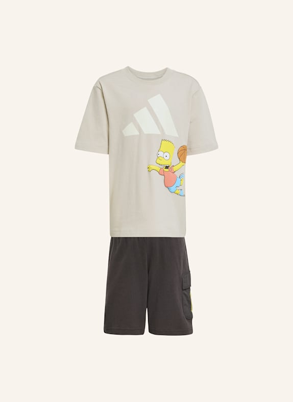 adidas DIE SIMPSONS T-SHIRT-SET KIDS BEIGE