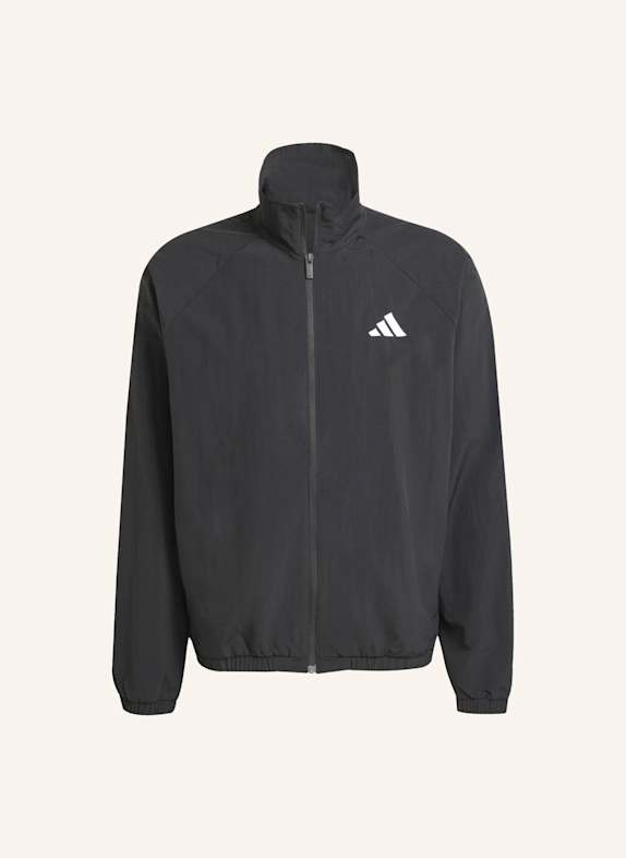 adidas ESSENTIAL WINDBREAKER MIT KLEINEM LOGO SCHWARZ/ WEISS