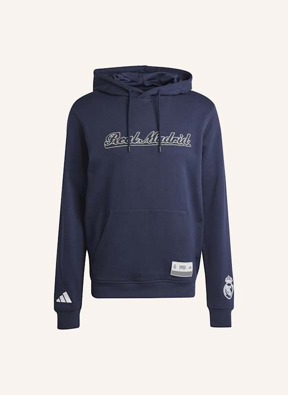 adidas Originals REAL MADRID US PACK HOODIE BLAU/ WEISS
