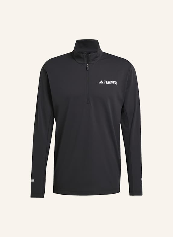adidas TERREX TERREX XPERIOR LANGARMSHIRT MIT REISSVERSCHLUSS BIS ZUR BRUST SCHWARZ