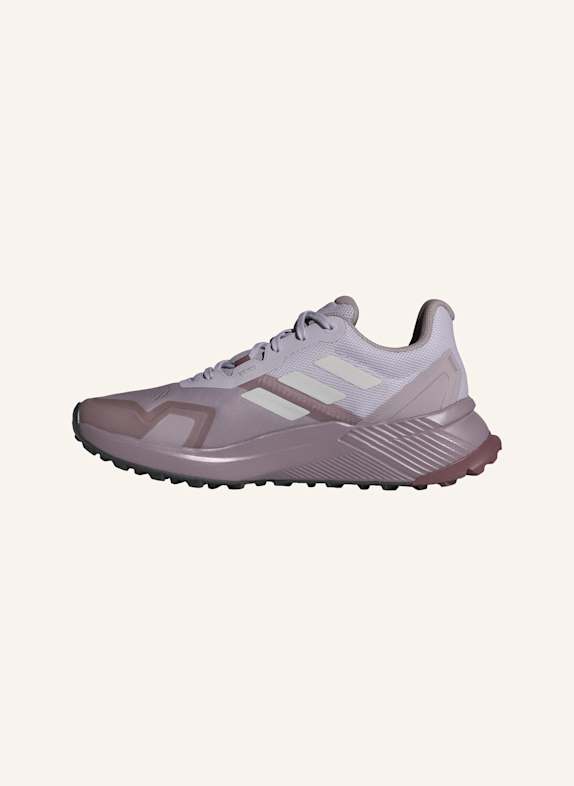 adidas TERREX TERREX SOULSTRIDE TRAILRUNNING-SCHUH LILA/ GRAU/ ROT