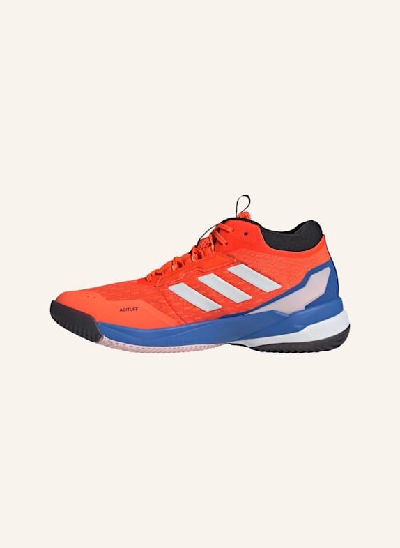adidas CRAZYFLIGHT 6 MID INDOOR SCHUH ORANGE/ WEISS/ BLAU