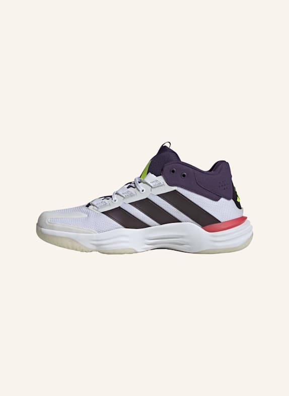 adidas COURT STABIL HALLENSCHUH WEISS/ LILA