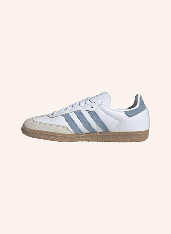 adidas Originals SAMBA OG SCHUH WEISS/ BEIGE/ BLAU