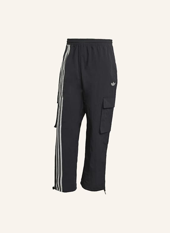 adidas Originals FRONT STRIPES WOVEN CARGOHOSE SCHWARZ