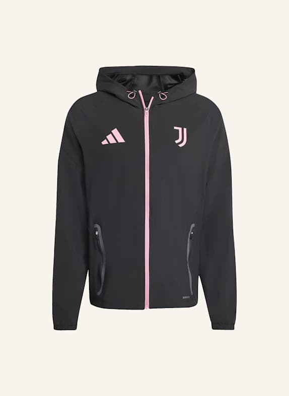 adidas JUVENTUS TURIN TIRO 25 COMPETITION VIS TECH TRAVEL JACKE SCHWARZ