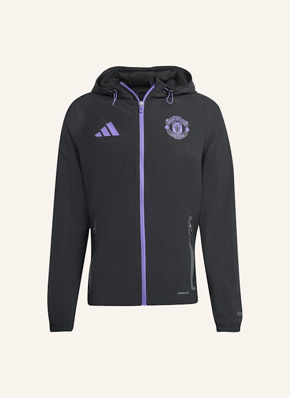 adidas MANCHESTER UNITED TIRO 25 COMPETITION VIS TECH TRAVEL JACKE SCHWARZ