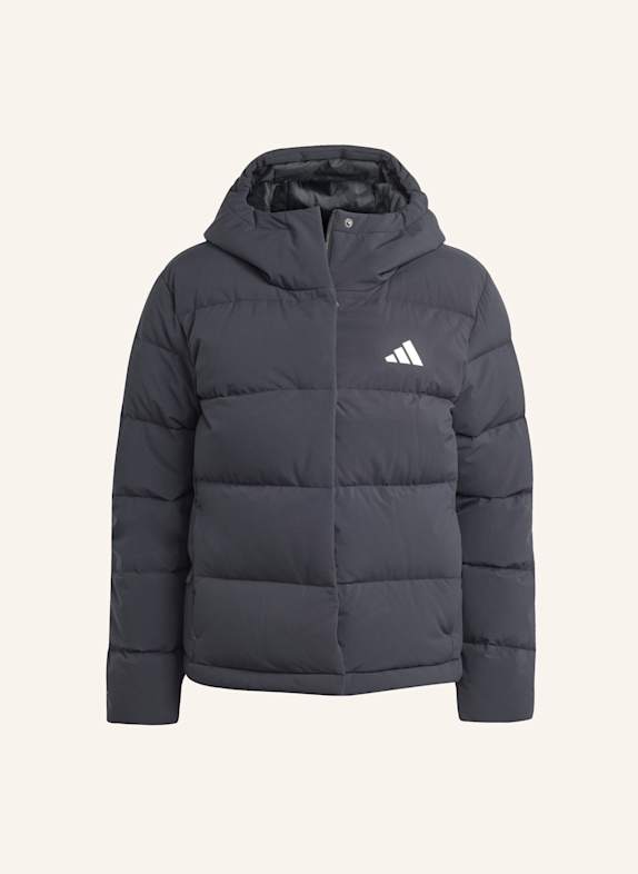 adidas HELIONIC CLIMAWARM DAUNENJACKE MIT KAPUZE SCHWARZ