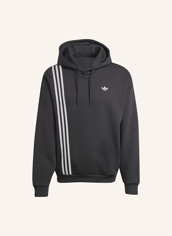 adidas Originals FRONT STRIPES HOODIE SCHWARZ