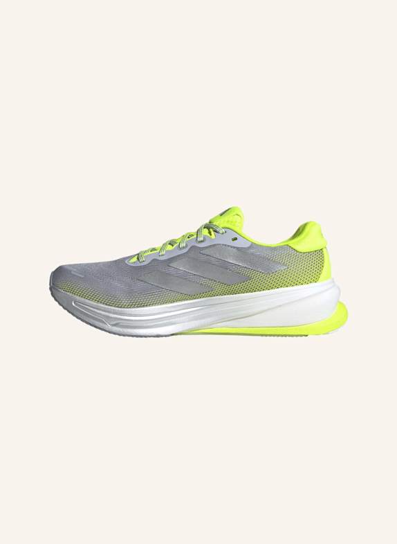adidas SUPERNOVA RISE 2 LAUFSCHUHE GRAU/ SILBER/ GELB