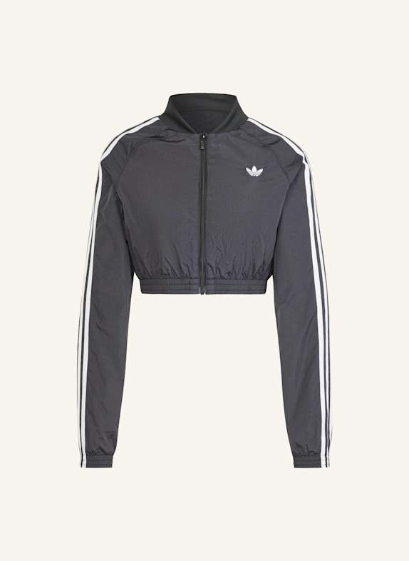 adidas Originals ADICOLOR TEAMGEIST CROPPED ORIGINALS JACKE SCHWARZ