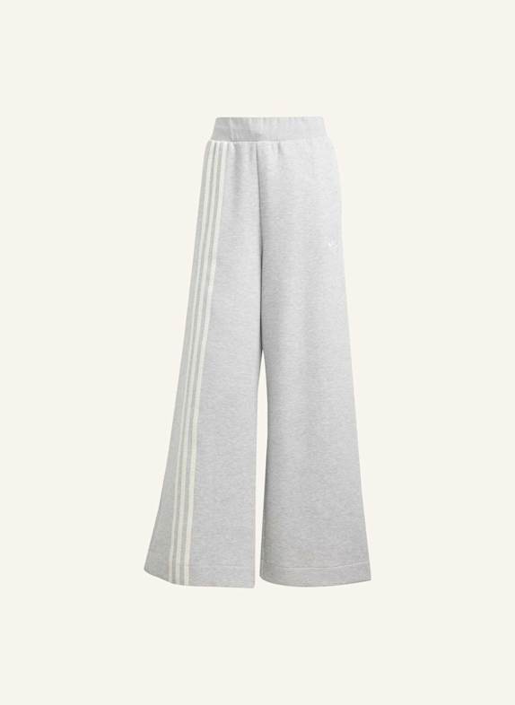 adidas Originals OFF PLACED 3-STREIFEN WEITE HOSE GRAU