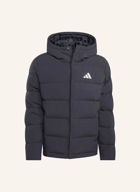 adidas HELIONIC CLIMAWARM DAUNENJACKE MIT KAPUZE SCHWARZ