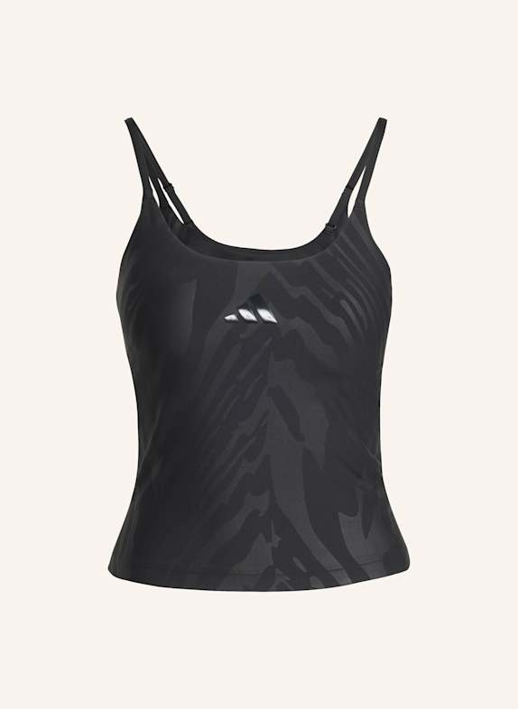 adidas AOP OPTIME TANK TOP SCHWARZ
