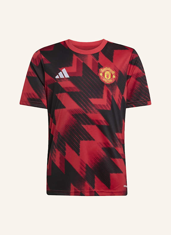 adidas MANCHESTER UNITED 25/26 PRE-MATCH KIDS SHIRT ROT