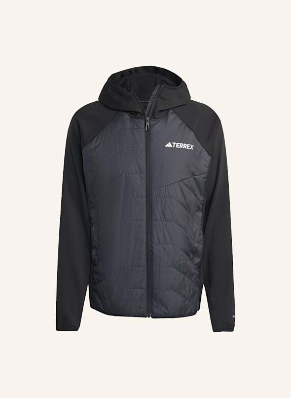 adidas TERREX TERREX MULTI CLIMAWARM ISOLIERENDE HYBRID-KAPUZENJACKE SCHWARZ
