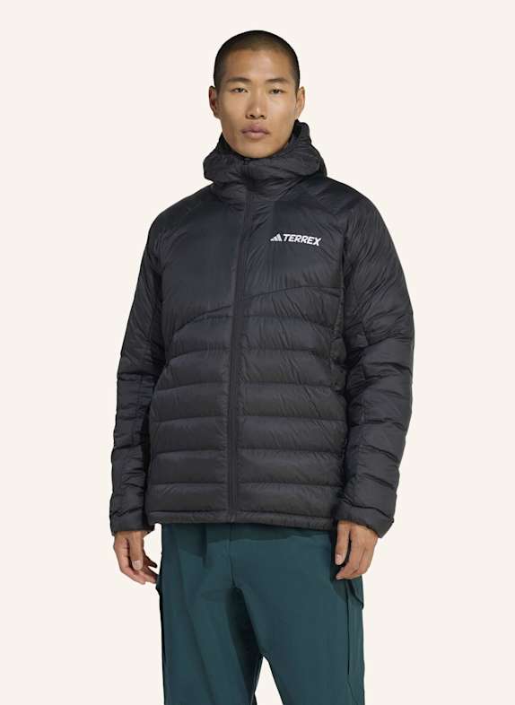 adidas TERREX TERREX XPERIOR CLIMAWARM+ DAUNEN KAPUZENJACKE. SCHWARZ