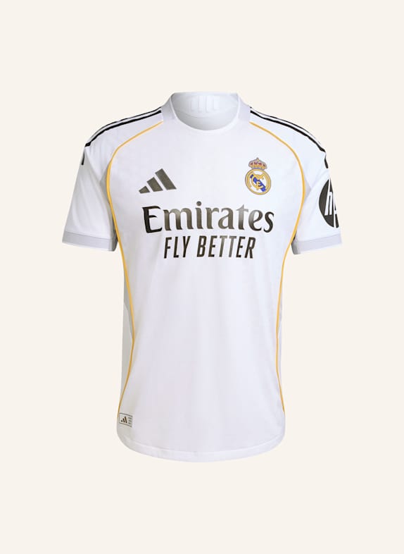 adidas REAL MADRID 25/26 HEIMTRIKOT AUTHENTIC JERSEY WEISS
