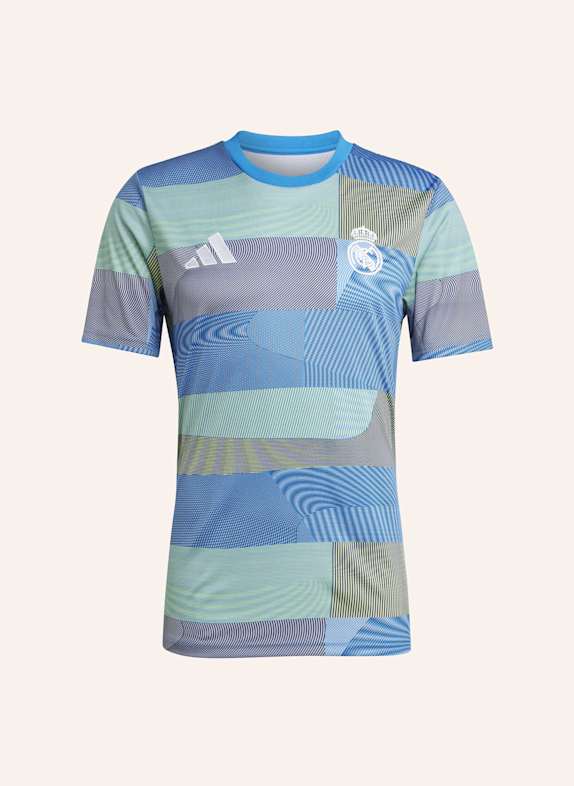 adidas REAL MADRID 25/26 PRE-MATCH SHIRT BLAU