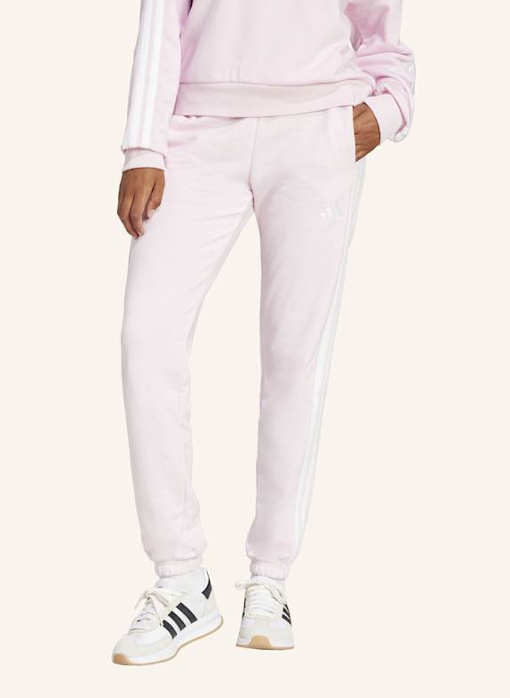 adidas Sweatpants ESSENTIALS 3-STREIFEN WEISS