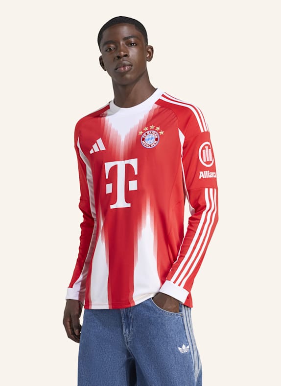 adidas FC BAYERN MÜNCHEN 25/26 LONG SLEEVE HEIMTRIKOT ROT