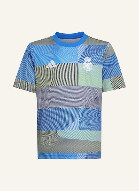 adidas REAL MADRID 25/26 KIDS PRE-MATCH SHIRT BLAU